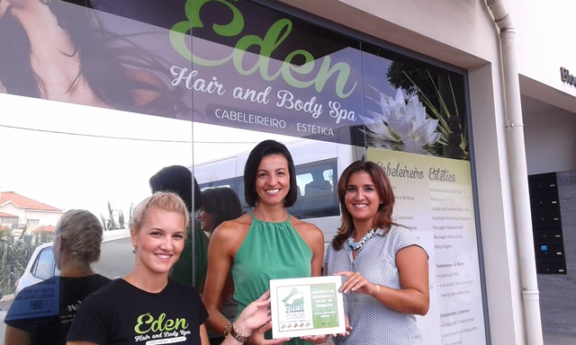 Entrega do Prémio de Segurança e Saúde no Trabalho – Éden Hair and Body Spa